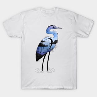 Great blue heron on the Pacific west coast T-Shirt